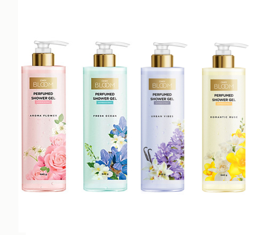 Sữa tắm hương nước hoa Cindy Bloom chai 640g
