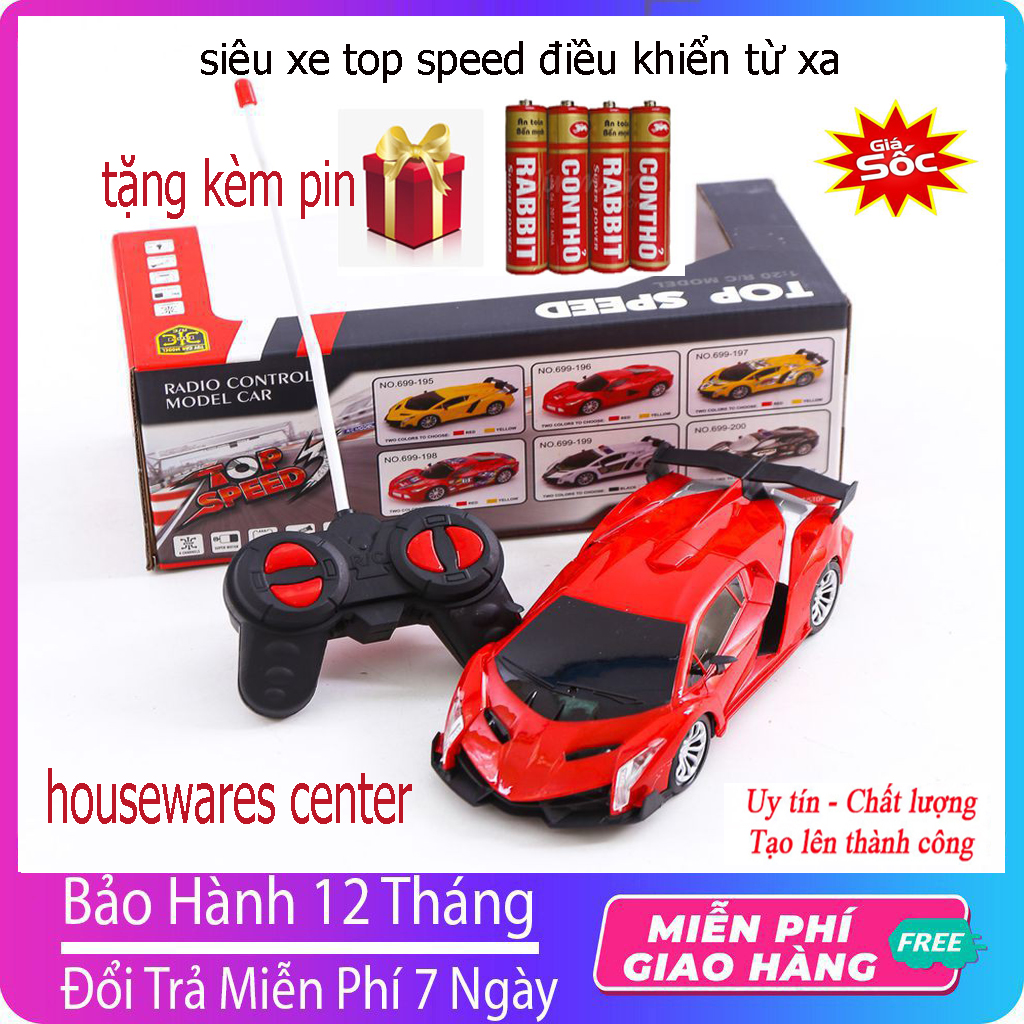 (TẶNG PIN) Xe điều khiển từ xa, Topspeed, đồ chơi cho bé, Ô tô điều khiển từ xa giá rẻ - Siêu phẩm thông minh cho bé - Xe ô tô điều khiển từ xa carmodel cho bé