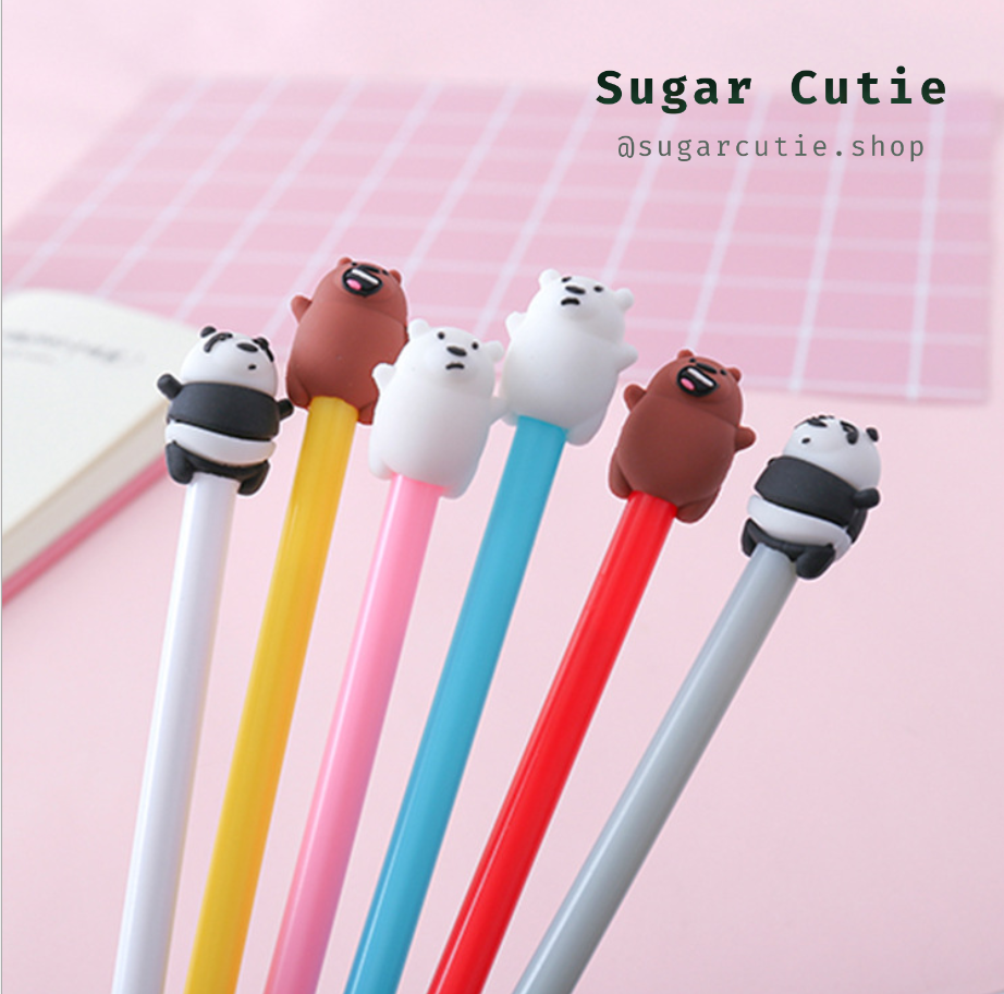 Bút viết We Bare Bears gấu dễ thương