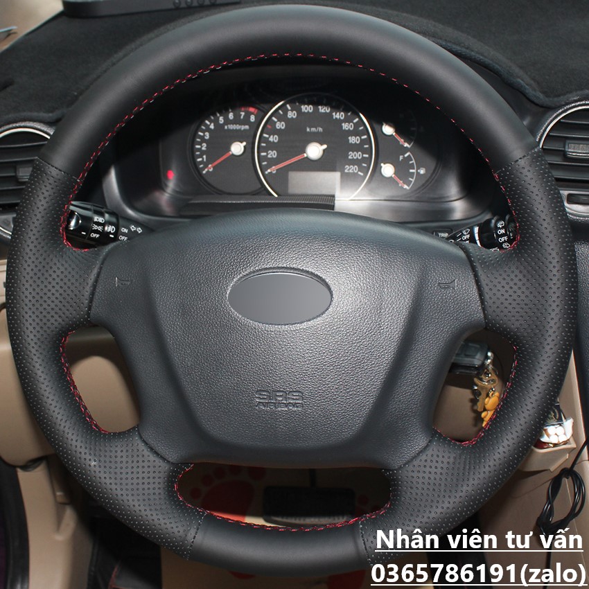 Bọc vô lăng xe kia carens 2007-2011