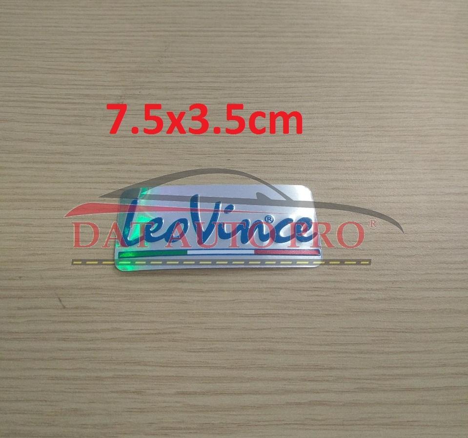 Tem nhôm dán Pô xe leovince