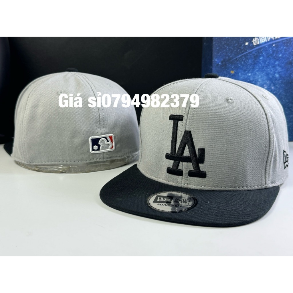 Mũ snapback Nam bít đuôi phối 7 màu - Nón hiphop có tem L,A Phong cách châu âu - thời trang nam - 9