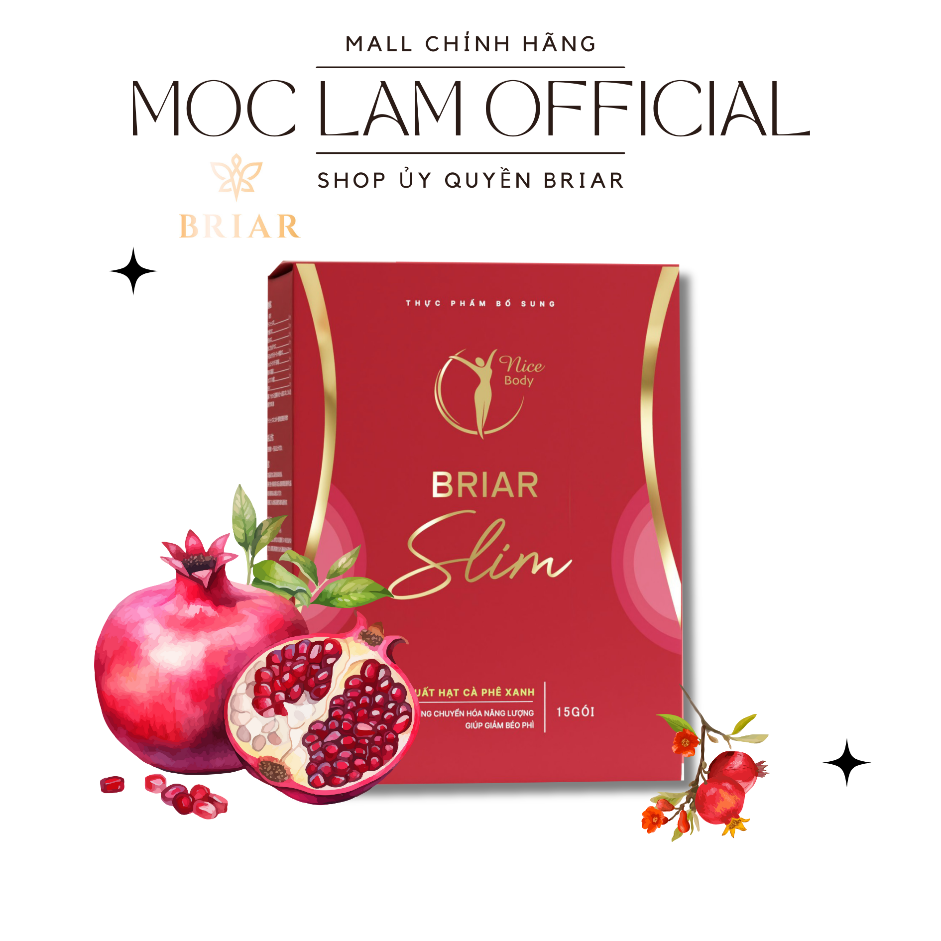 Giảm cân briar slim, nấm men giảm cân thào dược