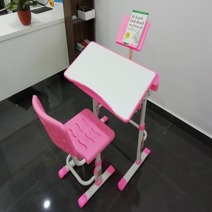 Bàn học trẻ em chống gù lưng tránh bị vẹo cột sống chống cận thi nk01