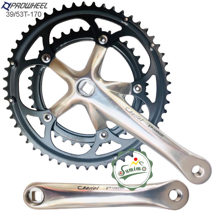 Giò dĩa PROWHEEL Chariot 39/53T-170mm cốt vuông