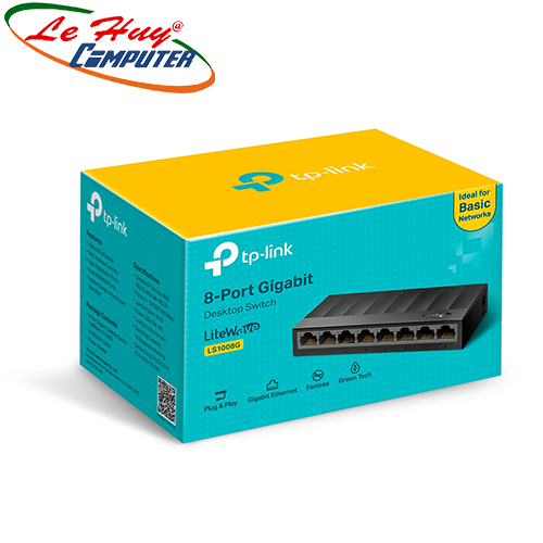  Thiết bị chia mạng Switch TP-Link LS1008G 8 Port 10 100 1000Mbps 