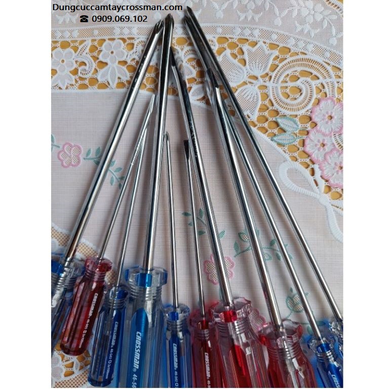 Tua vít bake, dẹp crossman cán sọc cao cấp