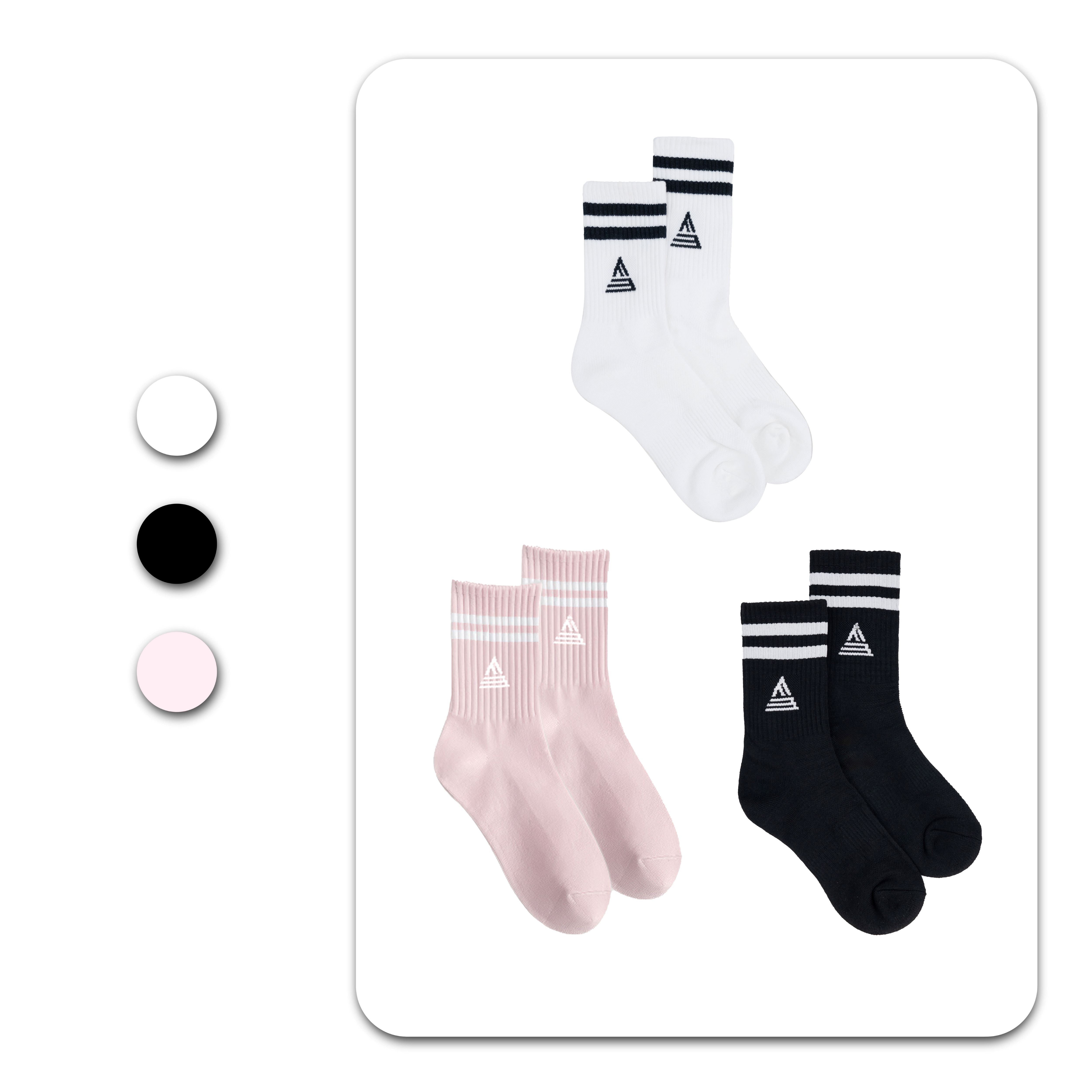 Vớ Fitme thể thao cổ cao dày dặn Nam Nữ thời trang Unisex