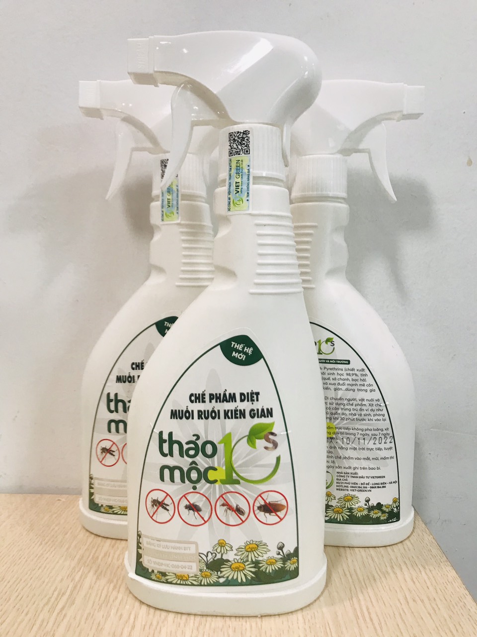 Xịt thảo mộc 10s diệt và xua đuổi ruồi muỗi kiến gián , bình xịt diệt côn trùng