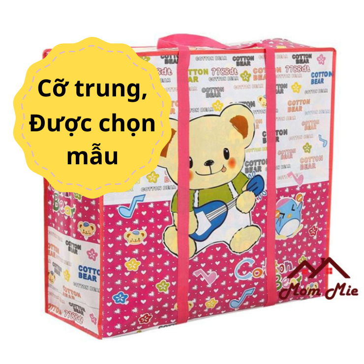 LOẠI TỐT, Túi bạt, túi dứa có dây kéo chống thấm, đựng đồ, chăn mền, vật dụng - I023