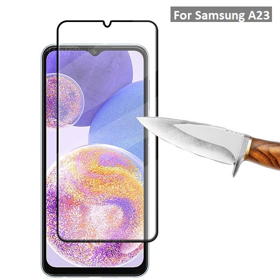 Kính cường lực full màn samsung a23 4g/ samsung a23 5g