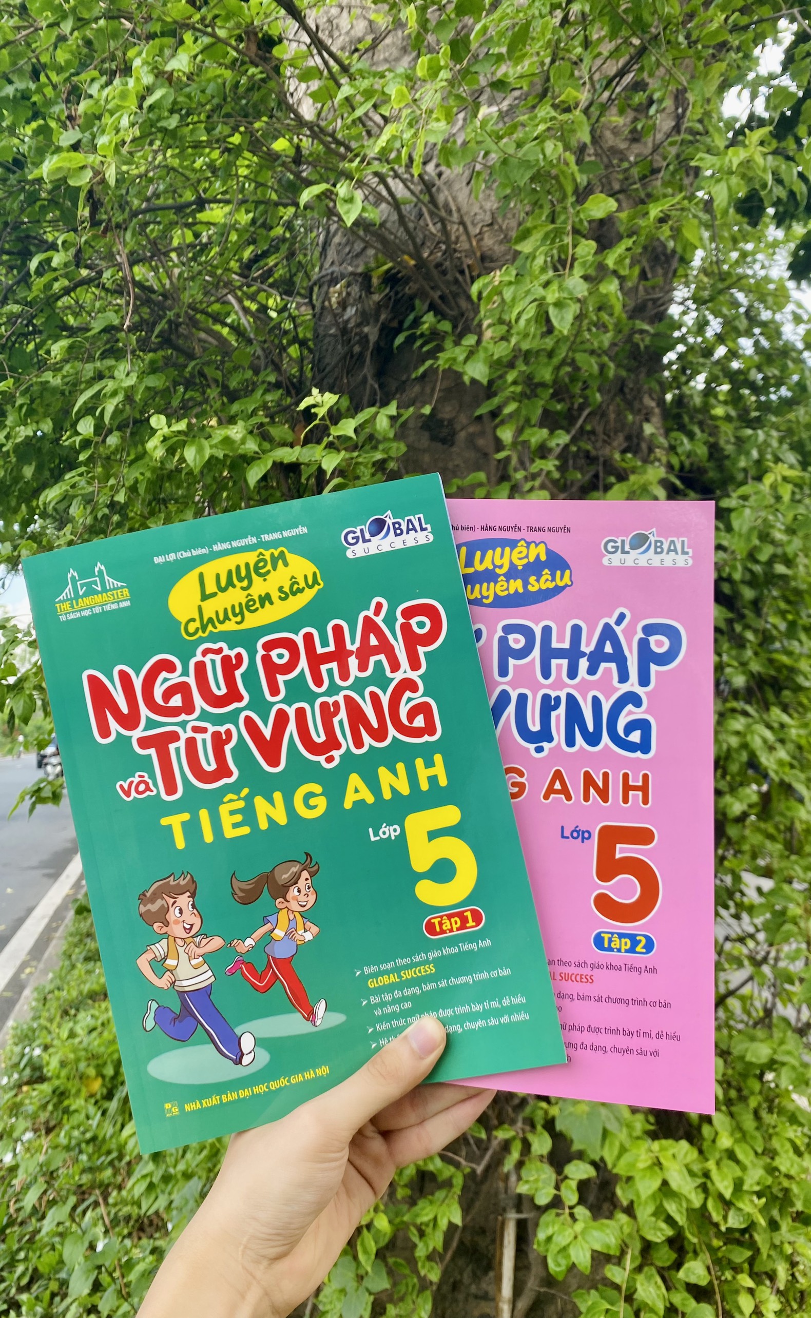 Combo 2c global success Luyện chuyên sâu ngữ pháp và từ vựng tiếng anh lớp 5 tập 1 + 2 ( có đáp án )