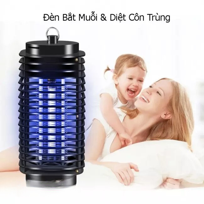 Đèn bắt muỗi thông minh, máy diệt muỗi và côn trùng, đèn bắt muỗi thông minh an toàn hiệu quả