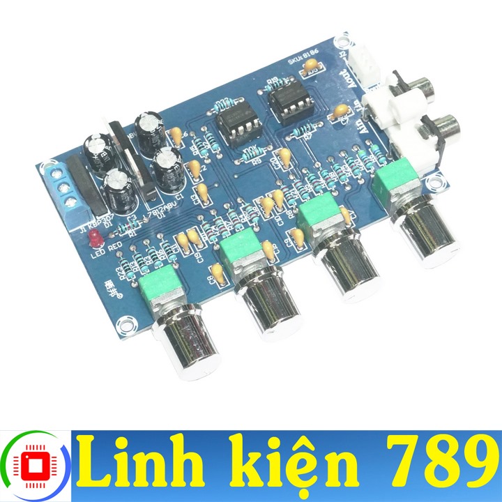 Mạch chỉnh âm sắc 12v đôi v1 - linh kiện 789