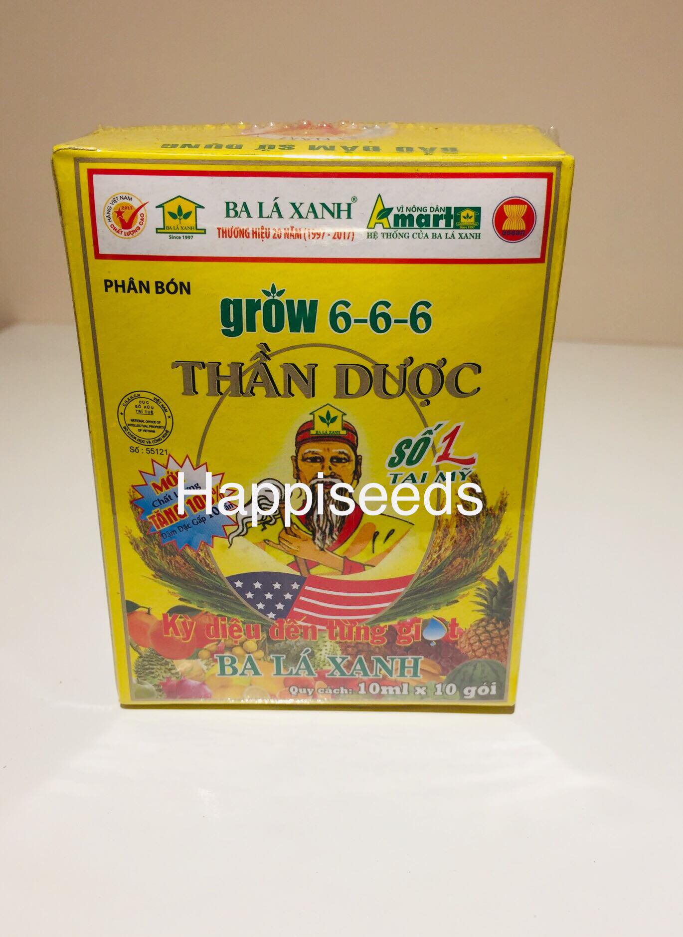 Hộp phân bón lá thần dược 10 gói