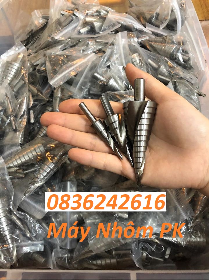 Bộ 3 mũi khoan tháp tầng HSS 4-32mm khoan sắt,thép,nhôm đa năng