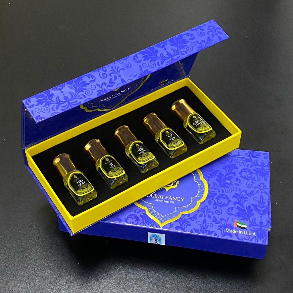 Sét 5 chai nước hoa DUBAI chính hãng mini