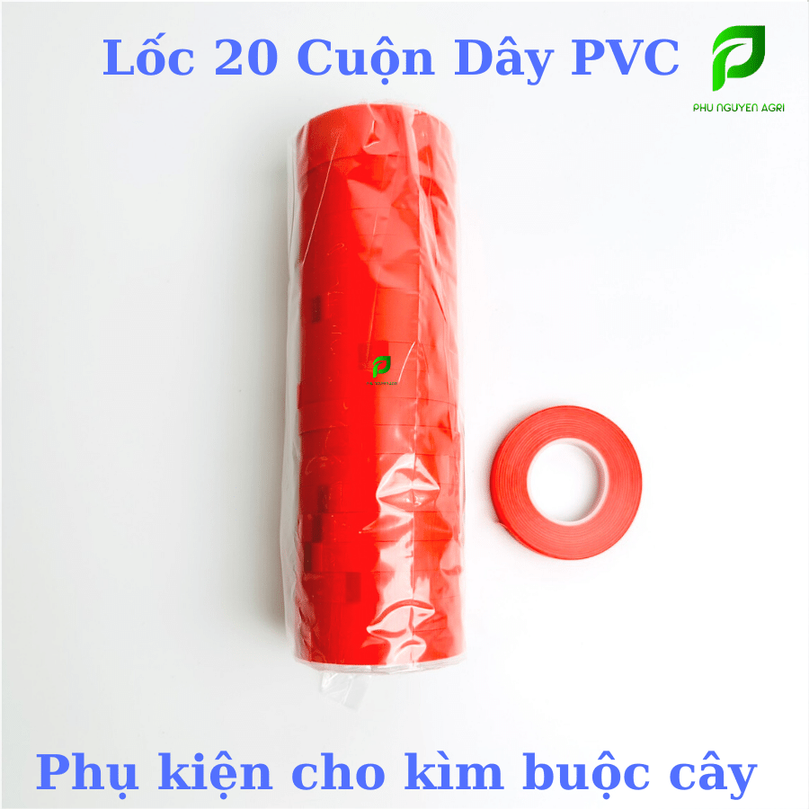 Lốc 20 cuộn dây buộc chanh dây, băng buộc cành, phụ kiện cho dụng cụ buộc cành tự động