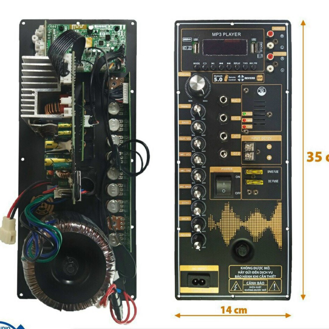 MẠCH LOA KÉO DSP REVERB T20 CHUYÊN ĐÔI 40, ĐƠN 50 CỰC HAY