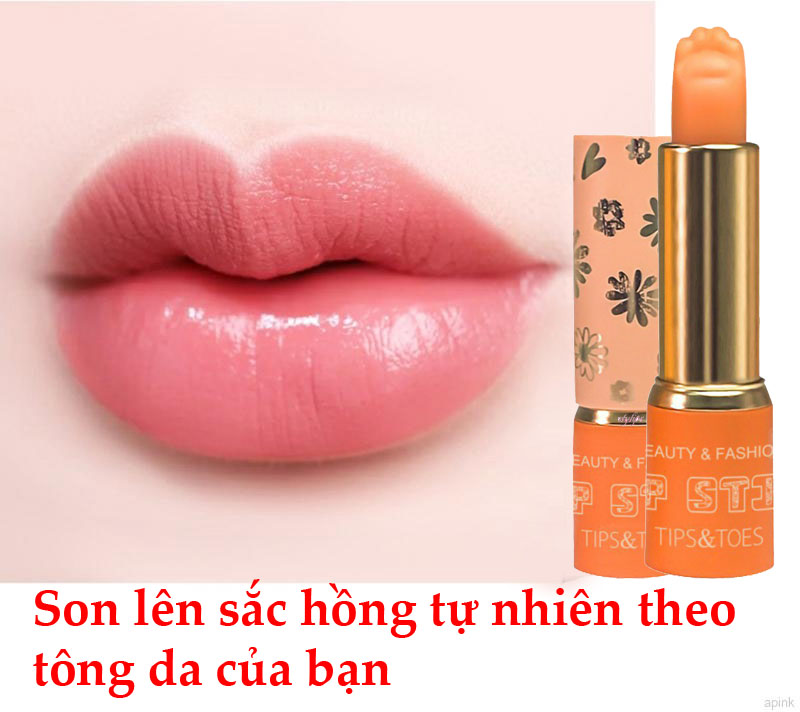 SON DƯỠNG GIÓ LÀM HỒNG MÔI TỰ NHIÊN BÀN CHÂN MÈO ĐÁNG YÊU