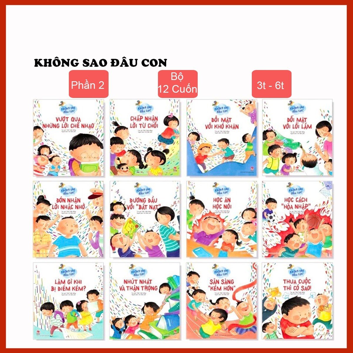 Sách - Không Sao Đâu Con phần 2 dành cho bé từ 3 tuổi