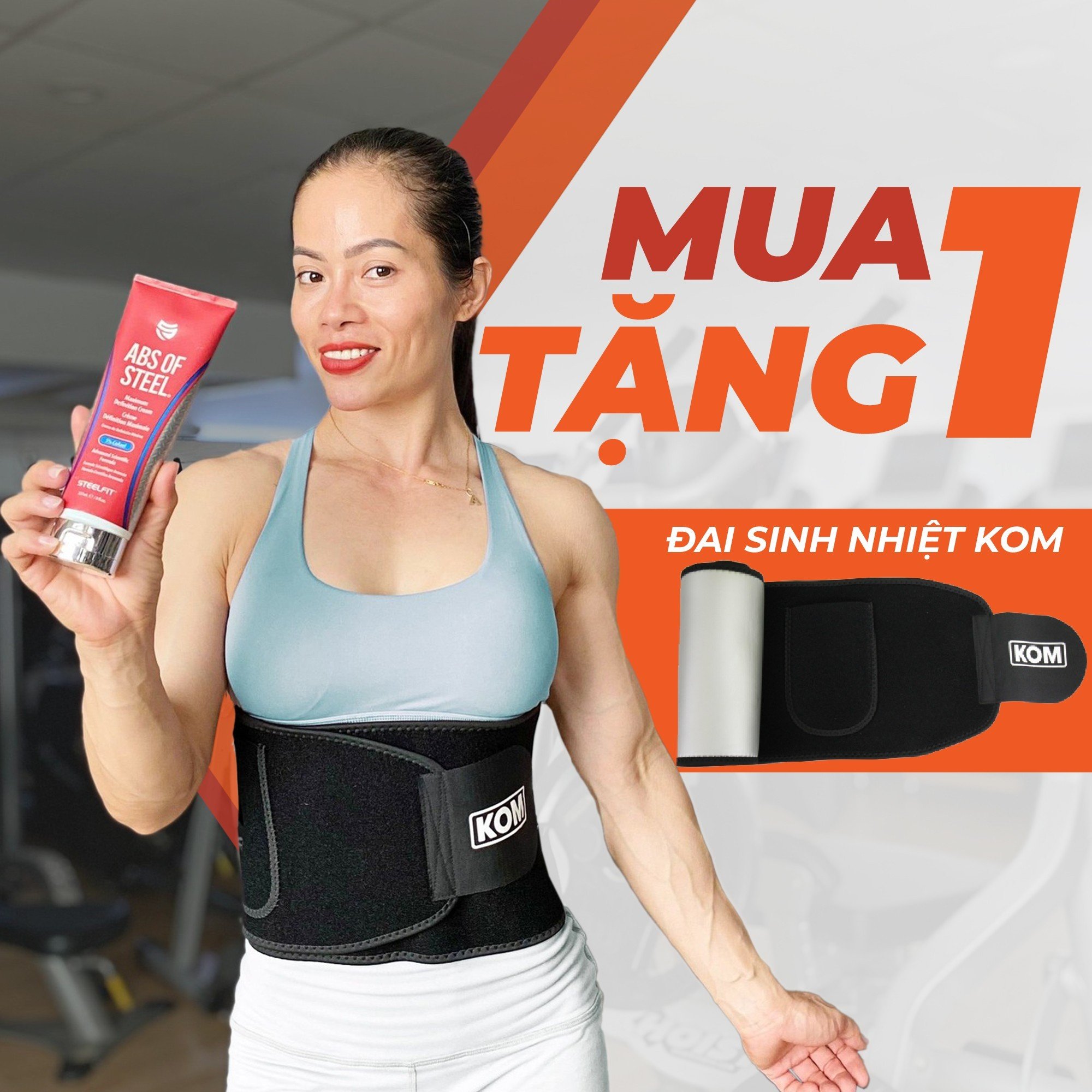 Kem Tan Mỡ Bụng ABS OF STEEL – SteelFit USA