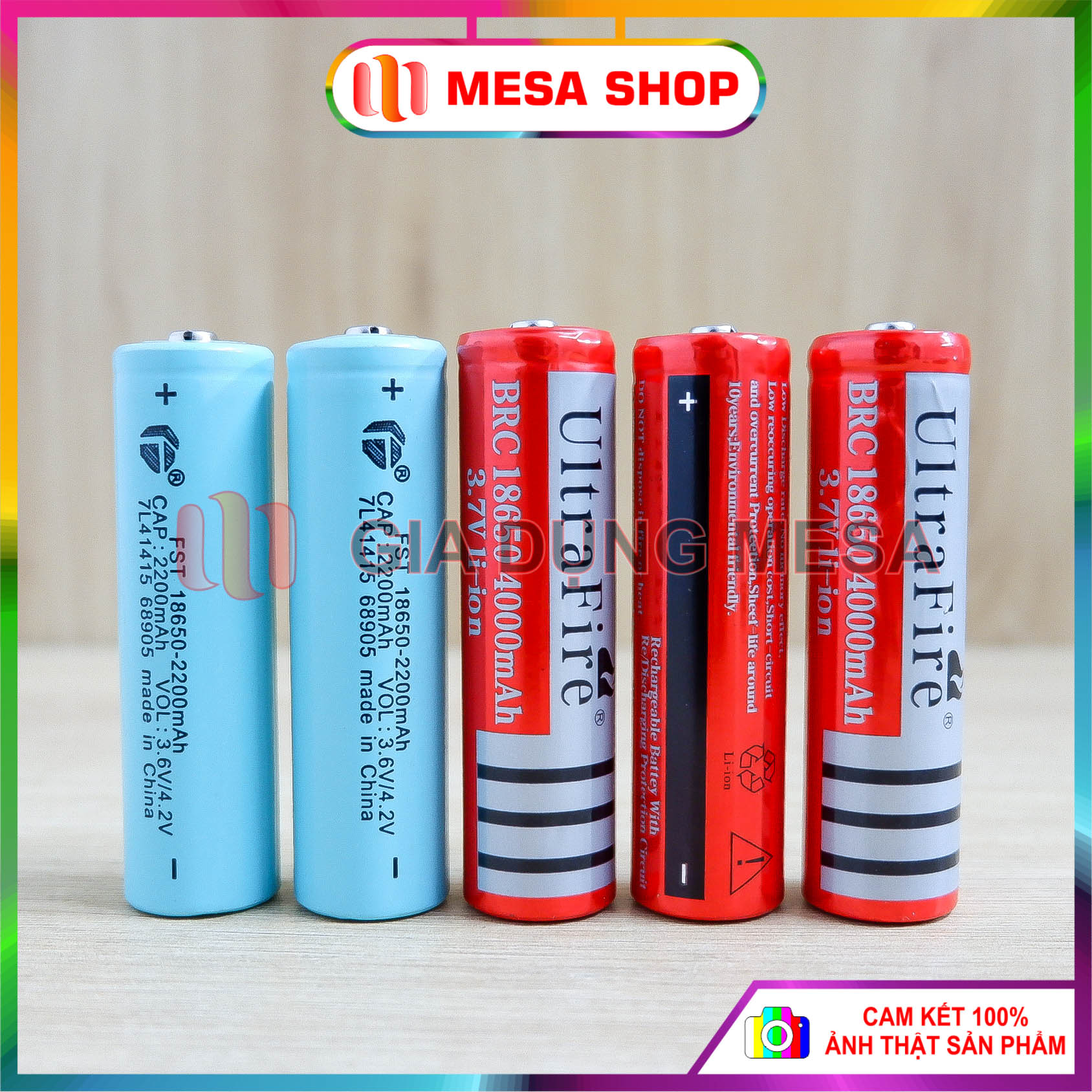Pin sạc 18650 Ultra Fire 3.7V 4200mah dùng cho đèn pin đội dầu, cầm tay, quạt sạc các loại