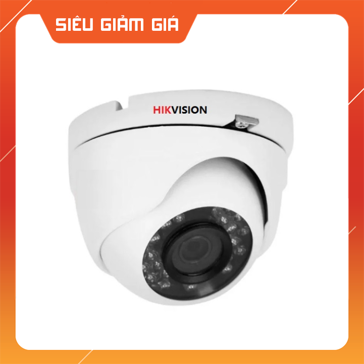 Hikvision DS-T203 là dòng camera giám sát bán cầu có dây, hình ảnh sắc nét và tầm nhìn ban đêm rõ