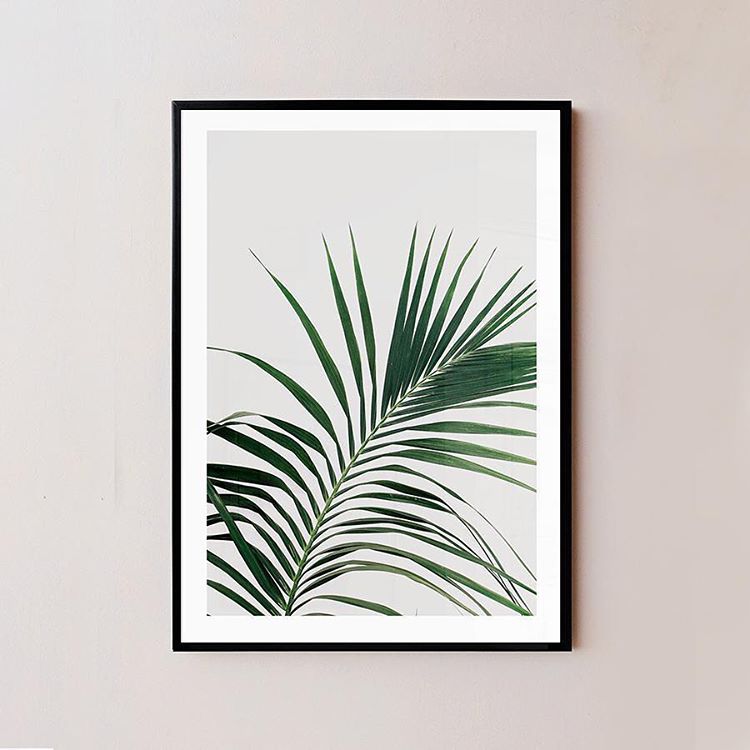 Khung ảnh gỗ treo tường Palm Leaf - Kích thước A3