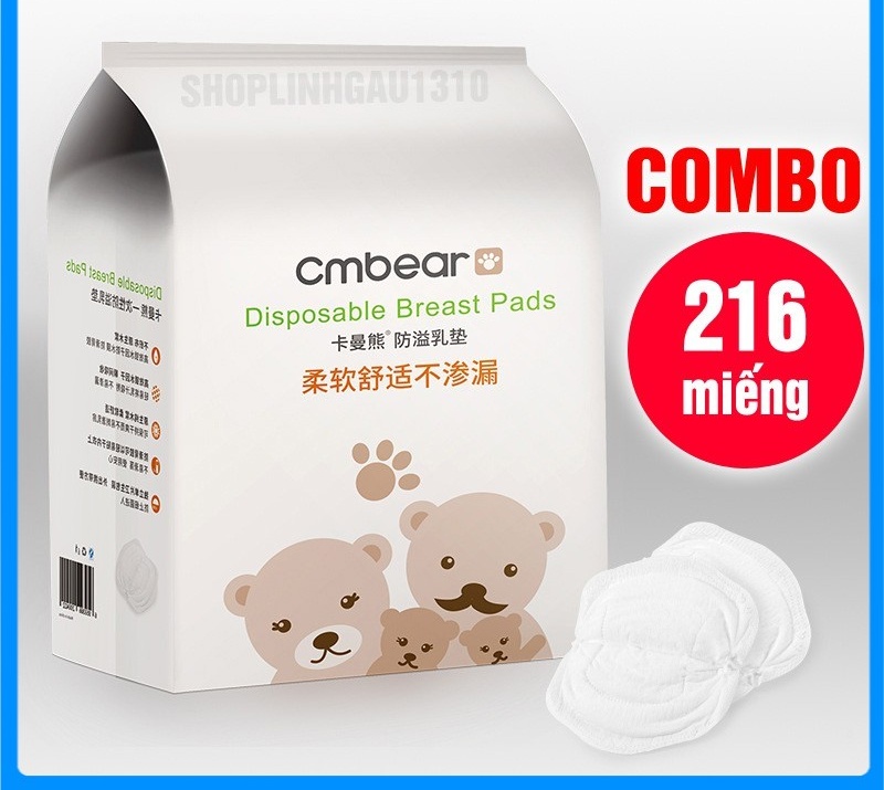 Combo 2 bịch miếng lót thấm sữa Cmbear
