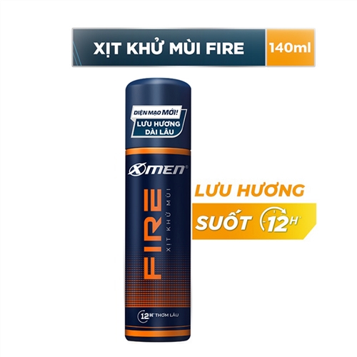 Xịt khử mùi xmen fire 150ml - 300