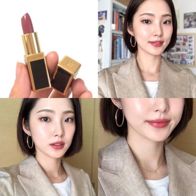 Giảm giá Son môi tom ford lip color casablanca 03- màu nâu đỏ - minisize -  BeeCost