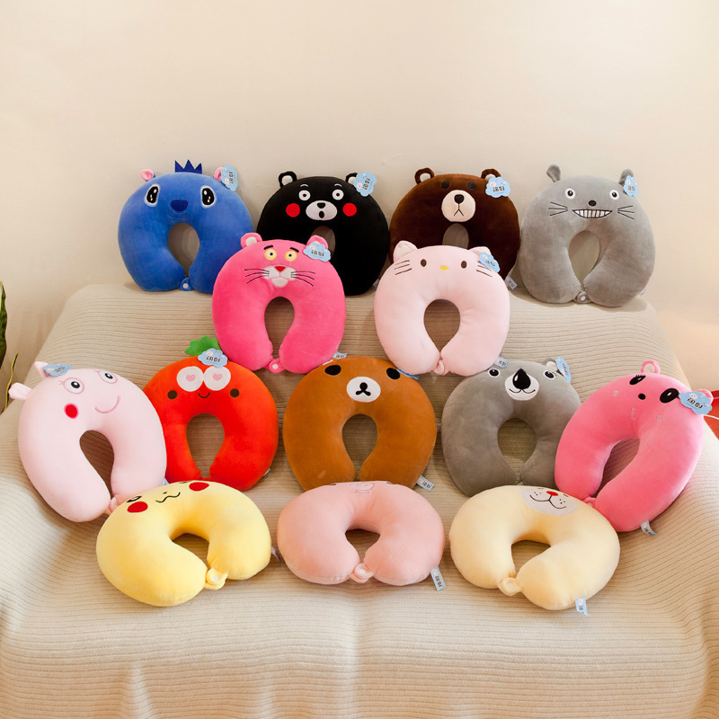 Gối tựa cổ size to mẫu mới - Gối kê cổ văn phòng vải miniso siêu mềm mịn