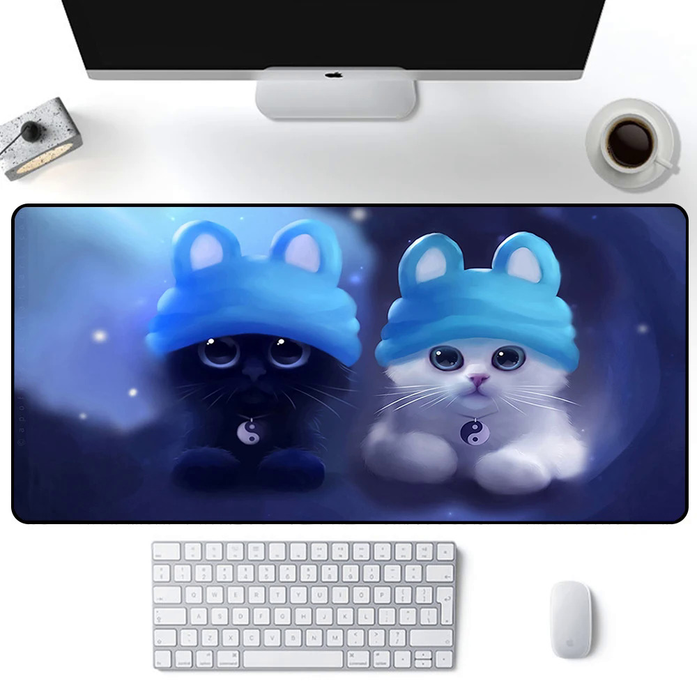 Thảm Chuột Mèo hoạt hình lớn để chơi game XXL.YIL-75W Kích thước máy tính xách tay để bàn