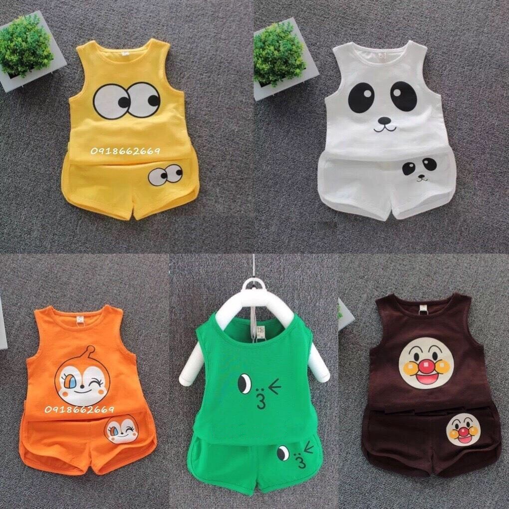 FREESHIP | Quần áo trẻ em 3-13kg | Đồ bé gái đồ bé trai | 100% cotton thoáng mát | Giá bán 1 bộ