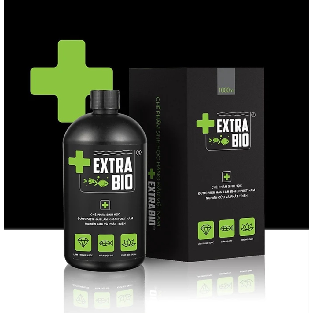 ExtraBio VN | Vi sinh Extra Bio phân hủy chất hữu cơ và giảm mùi hôi cho hồ cá thủy sinh