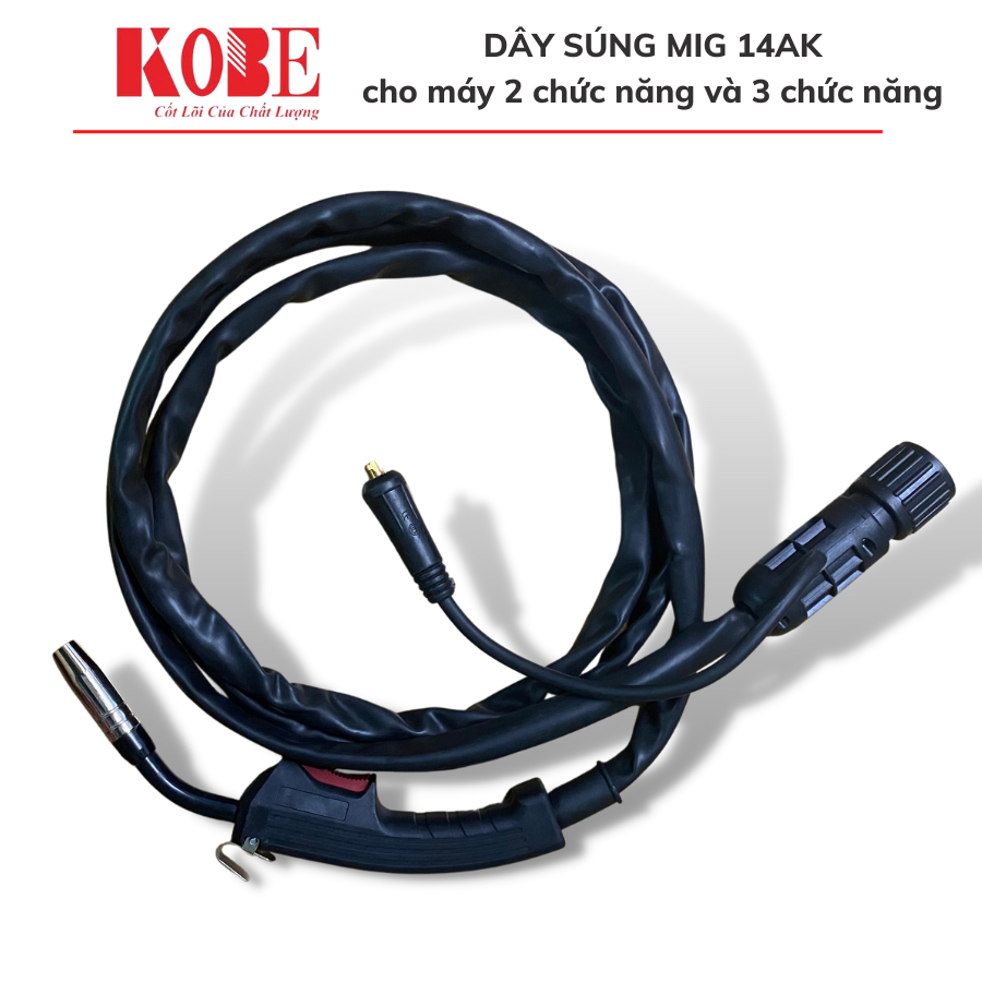 Dây cò hàn mig 14Ak sử dụng cho tất cả máy hàn mig mini có chức năng hàn dùng khí và không cần khí