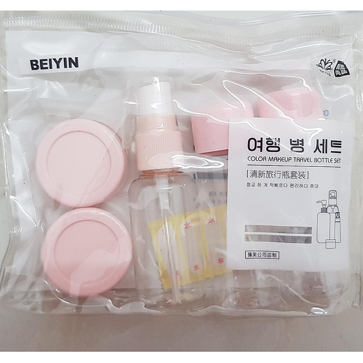 Bộ chiết mỹ phẩm mini Hàn Quốc 7 Món