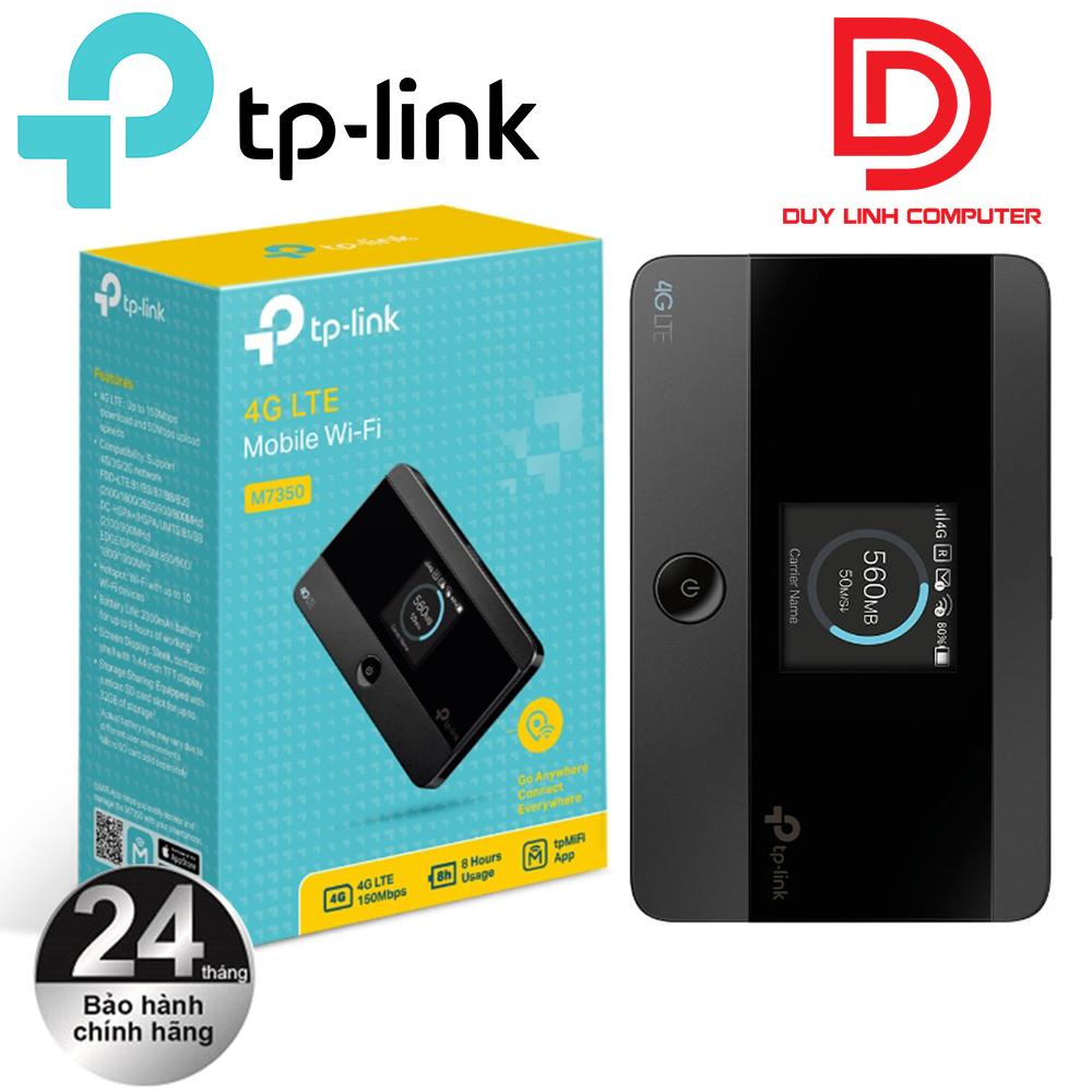 Bộ phát wifi di động 3g/4g qua sim chính hãng tp-link m7350