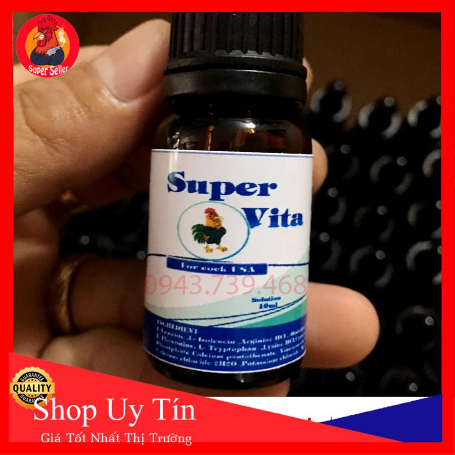 Super Vita New 10ml Nuôi Gà Chế Độ Đá-Đặc Biệt Kích Thích Thèm Ăn Và Nuôi Gà Tơ Cự Yếu Lỏn Lẻn