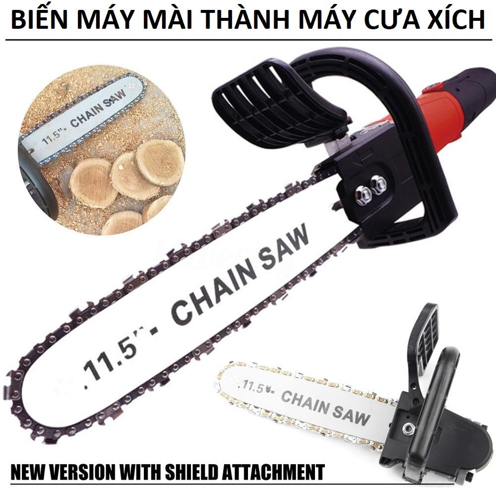Bộ lam gắn máy mài thành máy cưa xích,cưa gỗ.