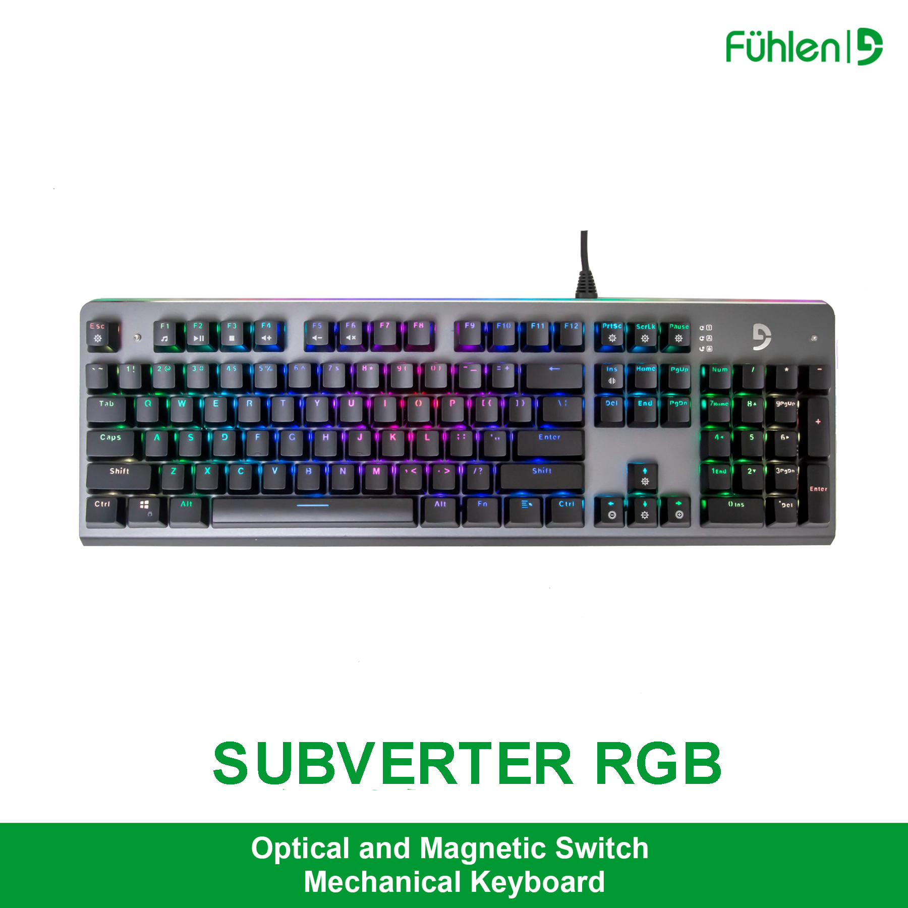 Bàn phím cơ chơi game Fuhlen Subverter RGB Switch quang học