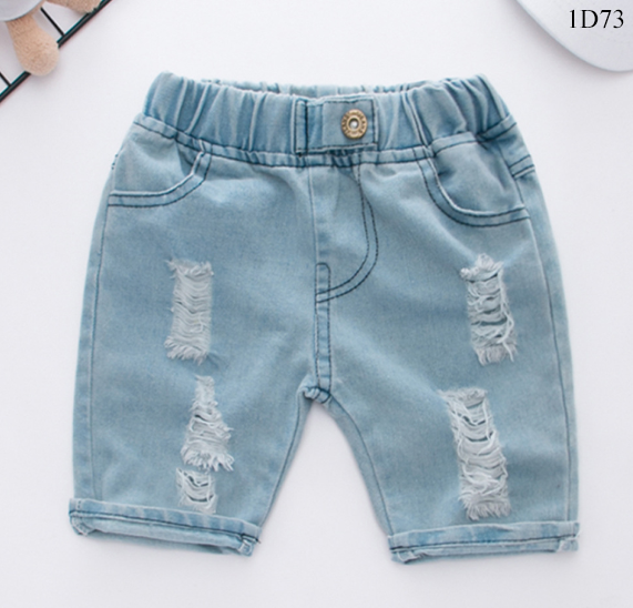 Quần sooc jean 2 mẫu vemzkids cho bé trai bé gái