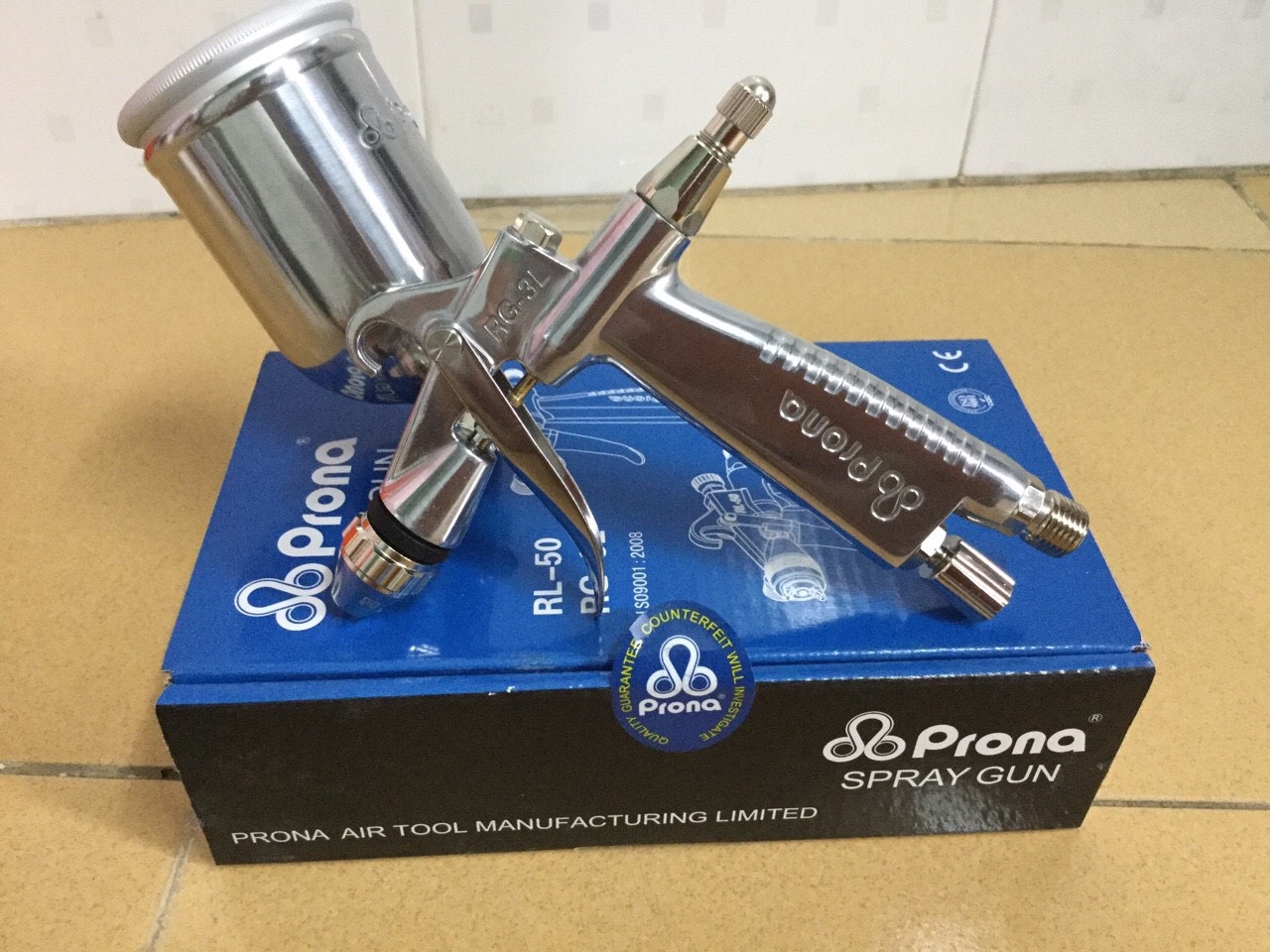 [HCM]Súng phun sơn PRONA RG-3L chuyên phun màu dặm vá, phun vẽ mỹ thuật airbrush, phun sơn đẹp mịn độ bền cao và ổn định