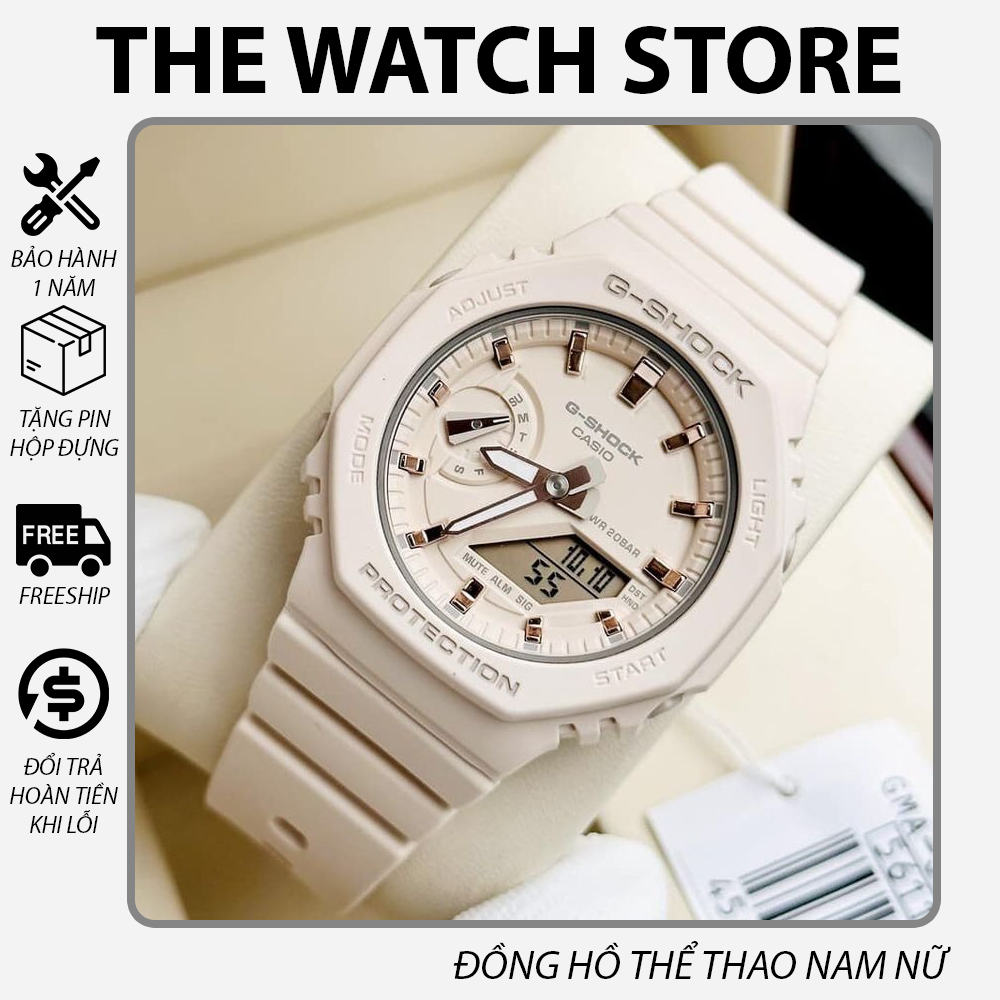 Đồng hồ thể thao nữ G-Shock GMA-S2100 Màu Be - Mới - Bảo Hành 12 tháng