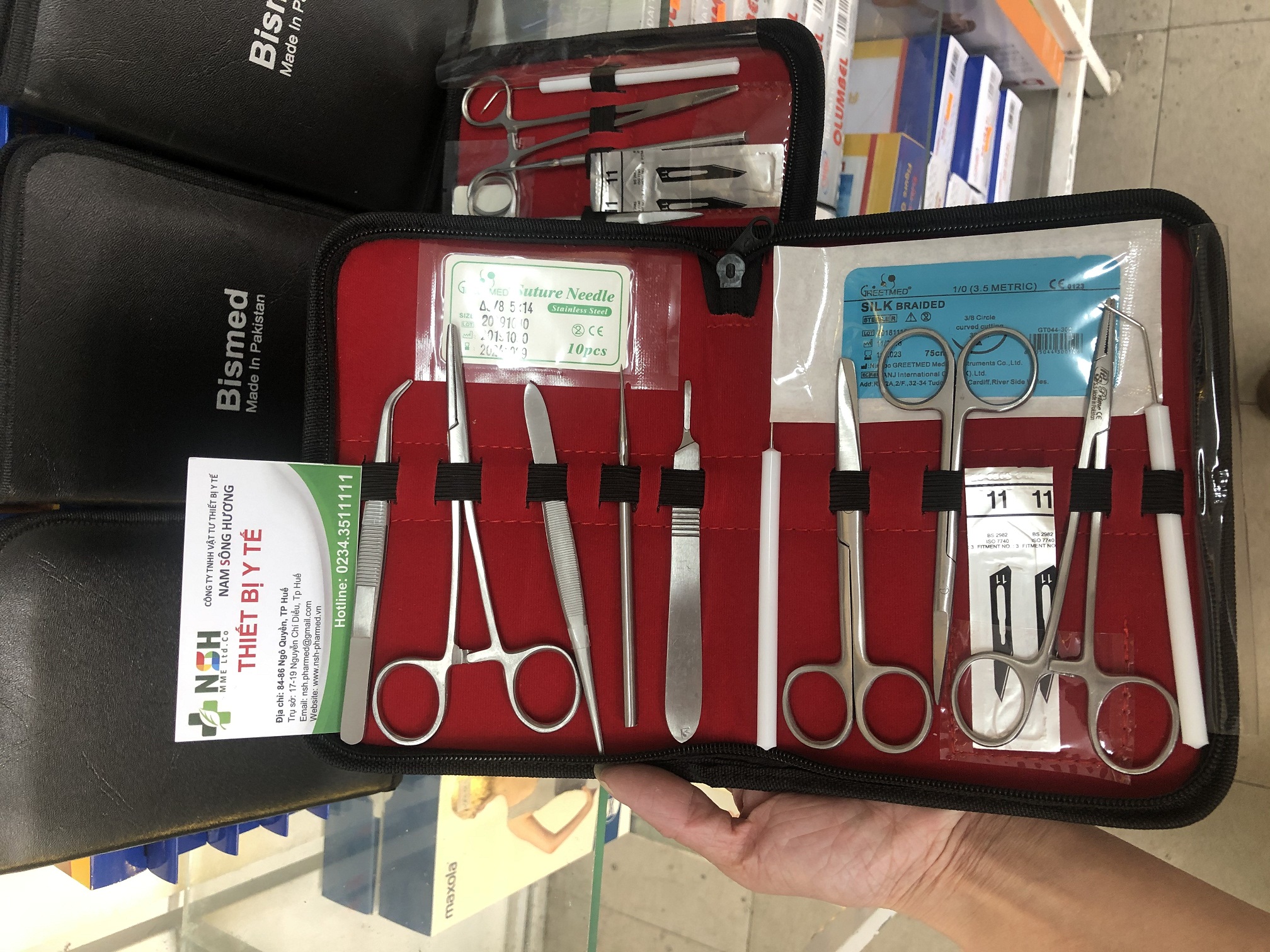 BỘ DỤNG CỤ TIỂU PHÃU BỘ DỤNG CỤ PHẪU THUẬT Y TẾ 13 MÓN BỘ DỤNG CỤ TIỂU PHẪU 13 CHI TIẾT BỘ DỤNG CỤ TẬP KHÂU PHẪU THUẬT HÀNG ĐẸP PAKISTAN - THAY ĐỔI CHI TIẾT THEO NHU CẦU