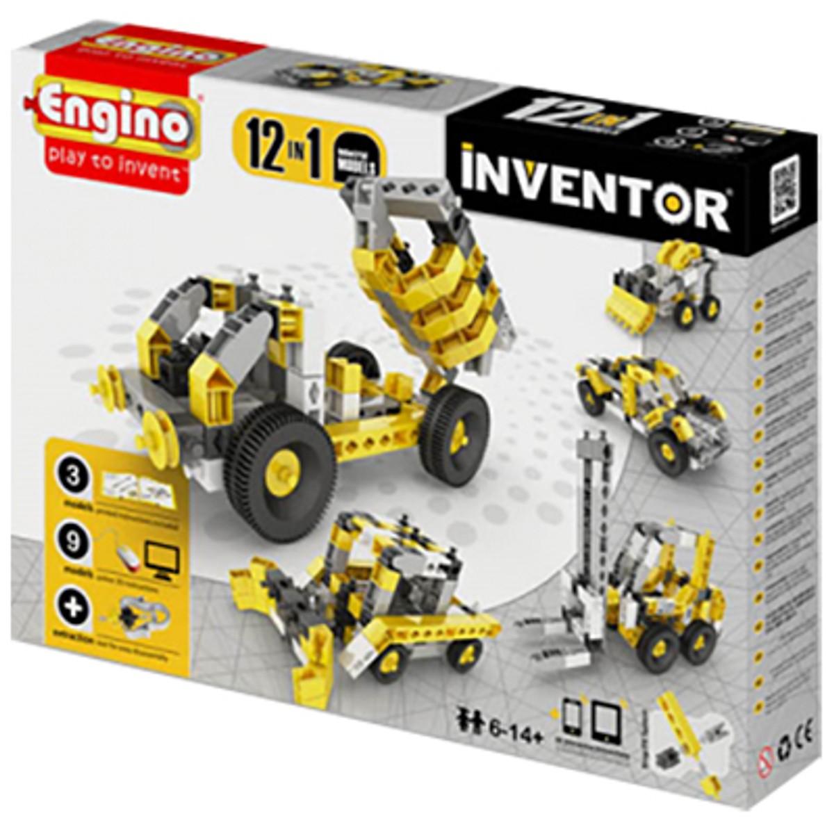 Bộ lắp ráp Mô hình xe công nghiệp Engino Inventor 1234 - Engino Inventor Industrial Models 12 in 1