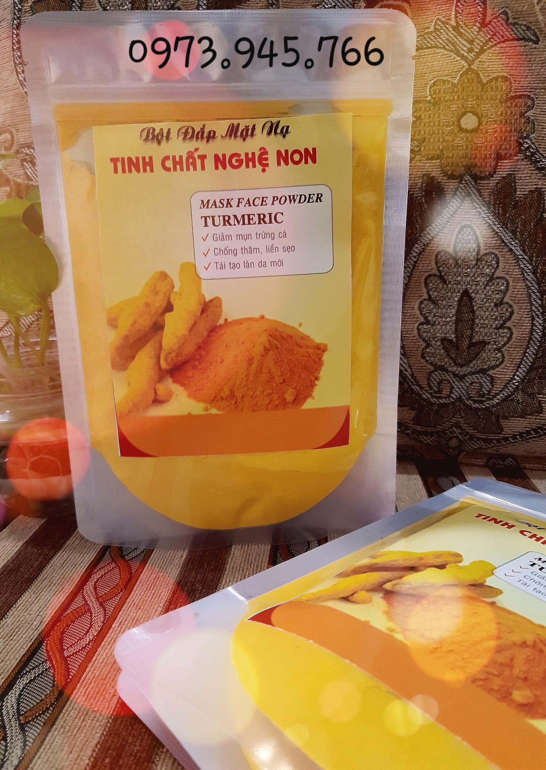 Bột đắp mặt nạ tinh chất nghệ non