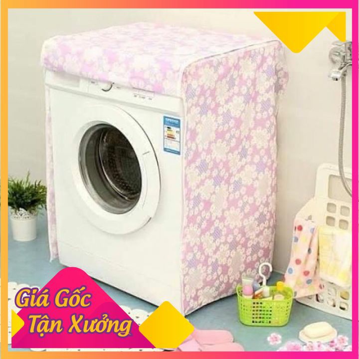 Áo trùm máy giặt vỏ bọc loại cửa trước ngang  7kg 8kg 9kg - vải bao chùm chống bụi