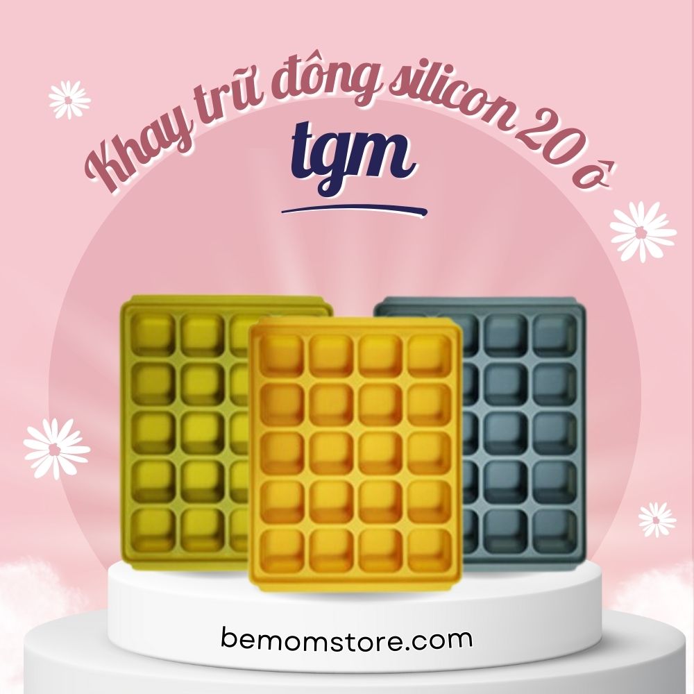 Khay trữ đông thực phẩm TGM cho bé cao cấp 20 ô